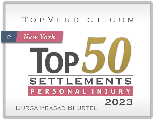 Mr. Durga P. Bhurtel has been selected for Top 50 Settlement Attorney of New York for 2023